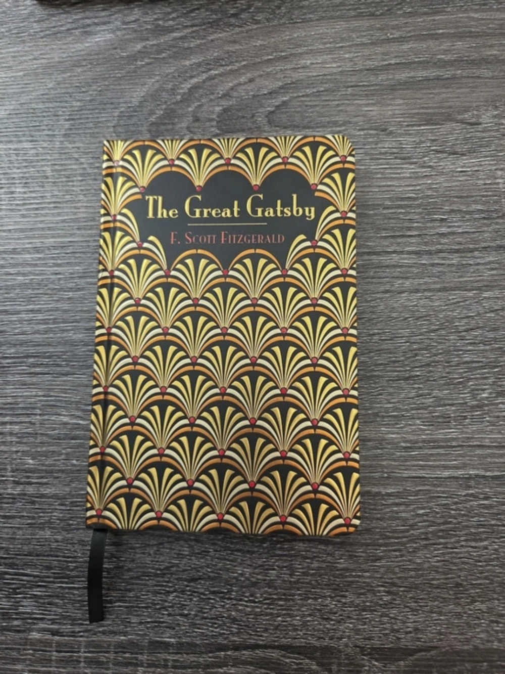 The Great Gatsby Art Deco Print Cover Like New